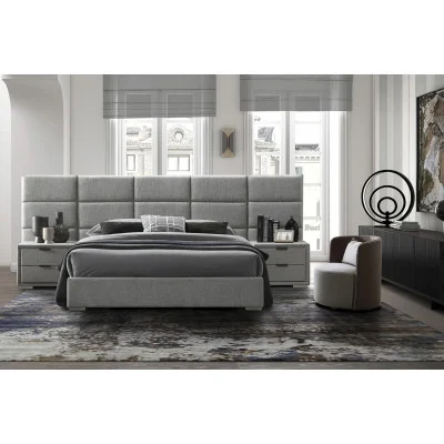 Bed LEVANTER 160, GRAY